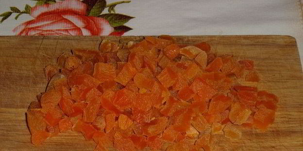 творожные вафли с курагой