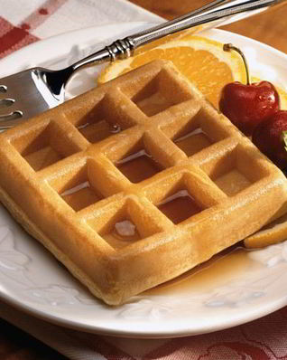 Творожные вафли в вафельнице