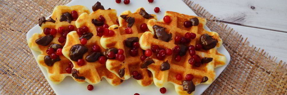 Творожные вафли