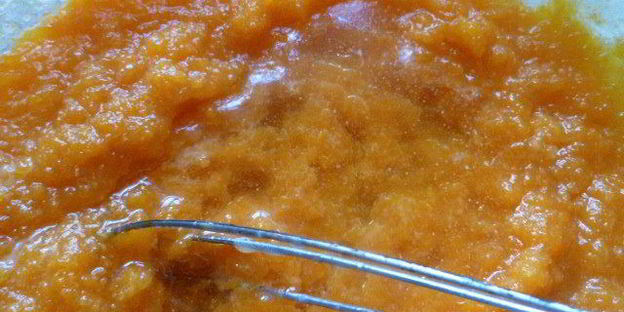 тыквенные тонкие вафли с домашней сгущенкой