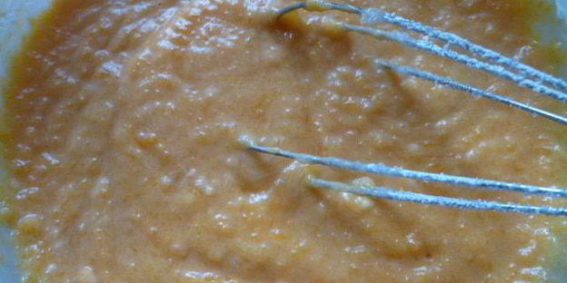 тыквенные тонкие вафли с домашней сгущенкой