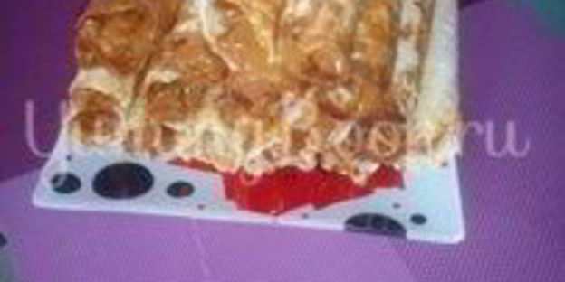 вафельные трубочки с кремом