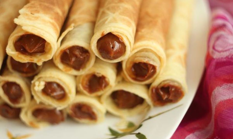 Рецепт вафельных трубочек с вареным сгущенным молоком