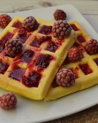 Вафли из кукурузной муки