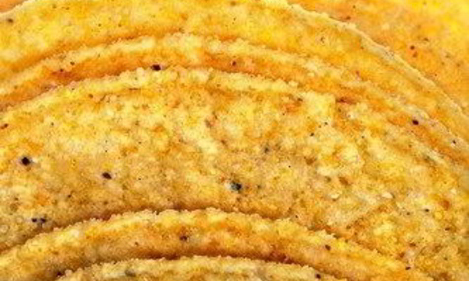 Рецепт вафель из пармезана с черным перцем