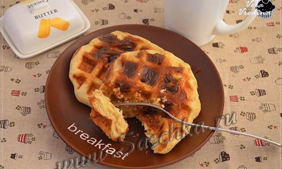 Рецепт вафель на дрожжах