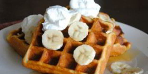 вафли на кефире в электровафельнице