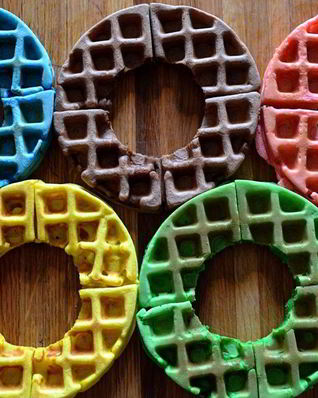 Вафли Олимпийские кольца