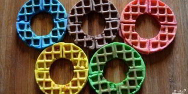 вафли олимпийские кольца