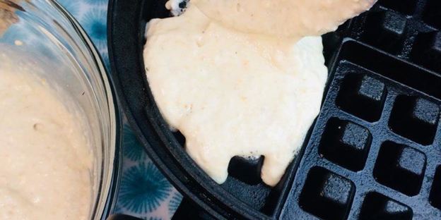 вафли овсяные в электровафельнице