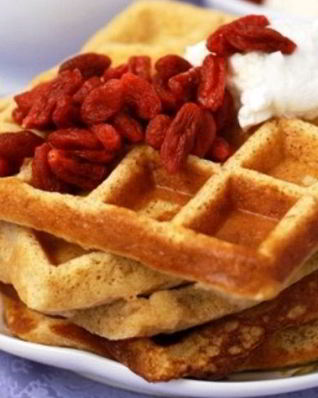 Вафли по Дюкану в вафельнице