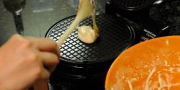 вафли с карамелью