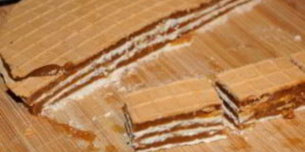 вафли с карамелью