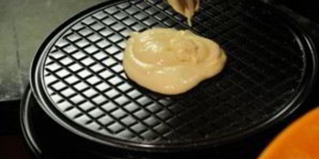 вафли с карамелью