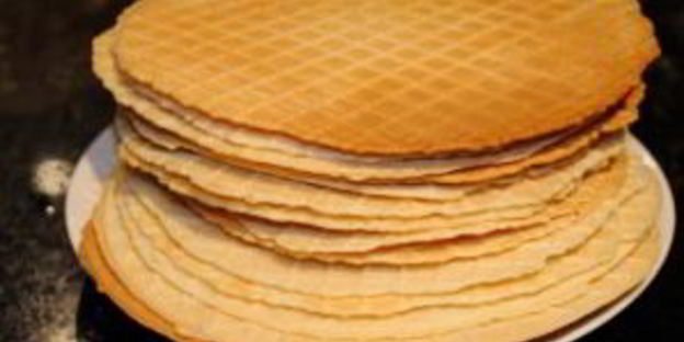 вафли с карамелью