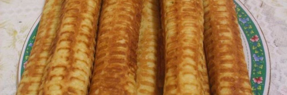 Вафли тонкие в вафельнице