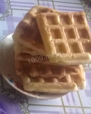 Венские вафли на молоке