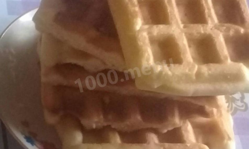 Рецепт венских вафель на молоке