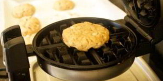 венские вафли в вафельнице