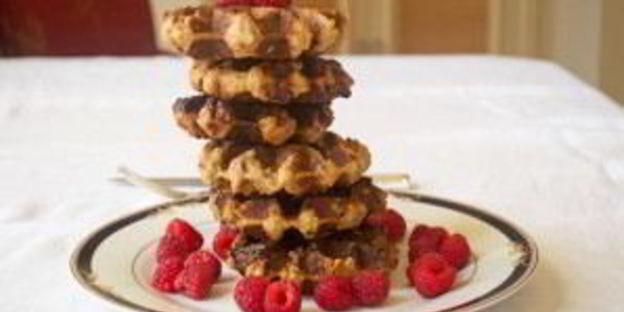 венские вафли в вафельнице