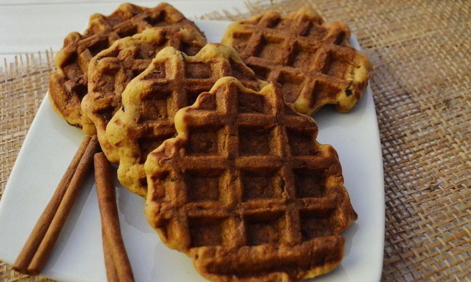 Рецепт яблочных вафель