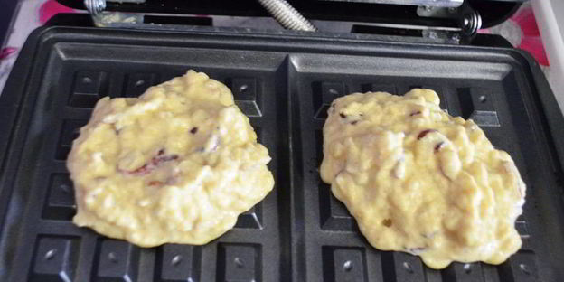 яблочные вафли