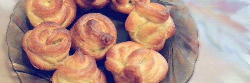 Профитроли с грибами