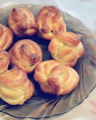 Профитроли с грибами