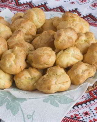 Профитроли с куриной печенью