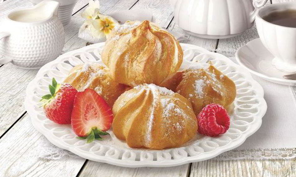 Рецепт профитролей с нежным кремом