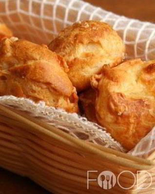 Профитроли с семгой