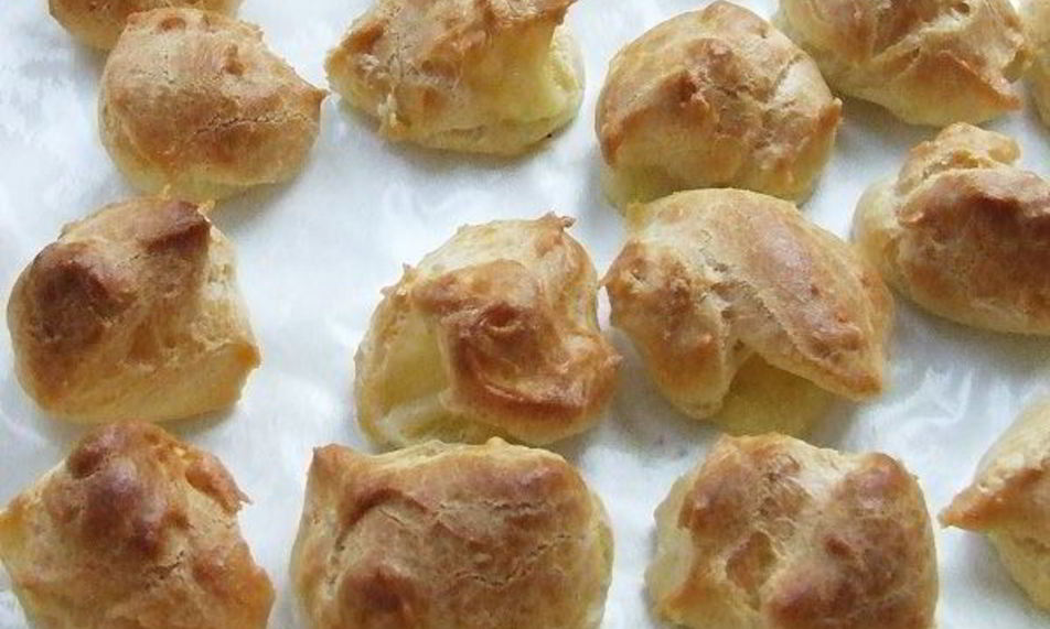 Рецепт профитролей с сыром