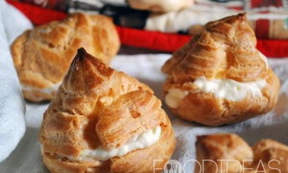 Рецепт профитролей с творожным кремом