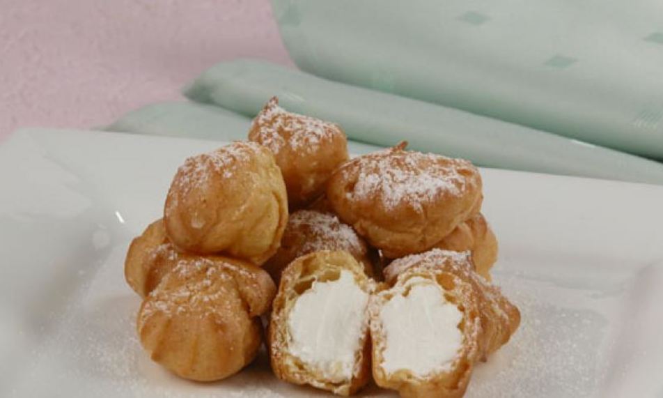 Рецепт профитролей со сливочным кремом