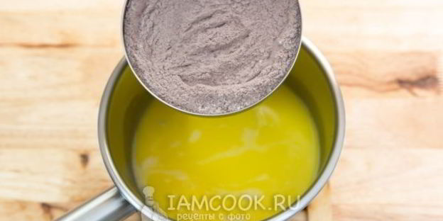 шоколадные профитроли с кремом