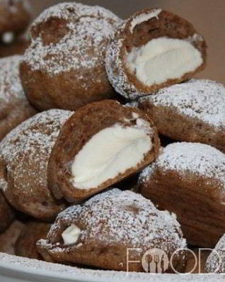 Шоколадные профитроли