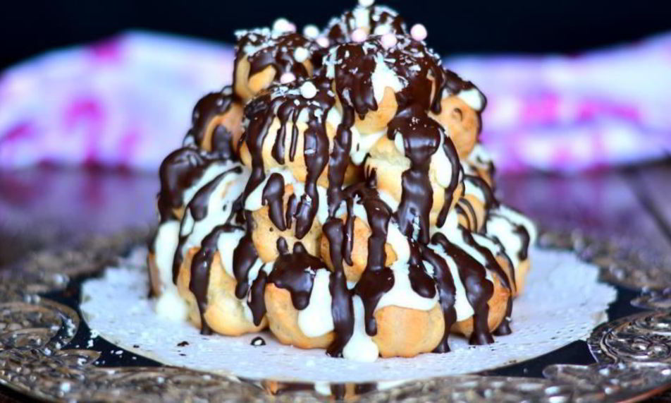 Рецепт торта из эклеров