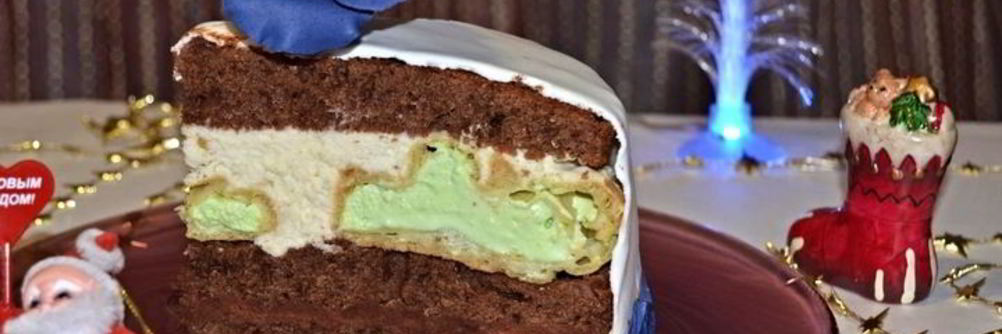 Торт с профитролями