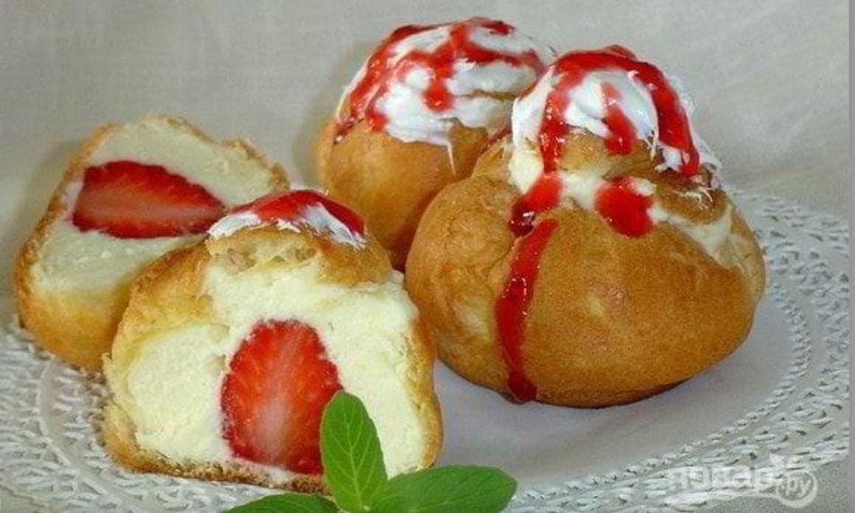 Рецепт творожного крема для профитролей