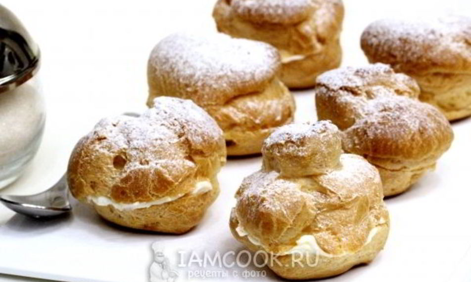 Рецепт творожных профитролей