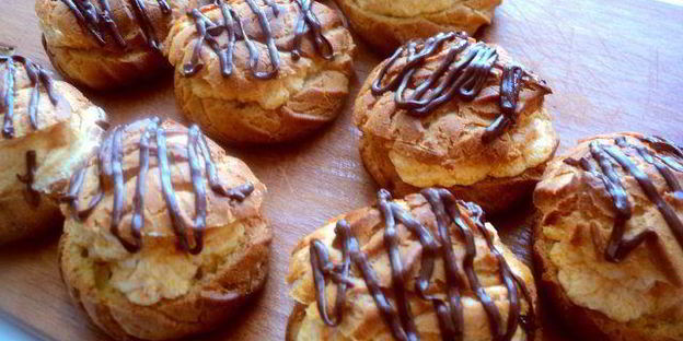 эклеры из тыквы