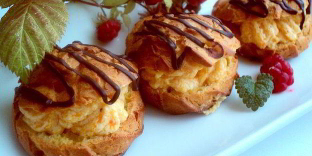 эклеры из тыквы