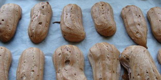 эклеры клубника со сливками