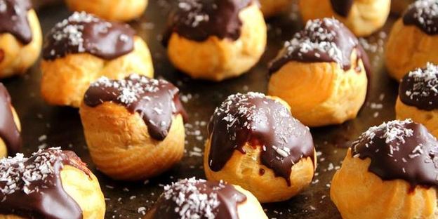 эклеры с кофейным кремом гроза