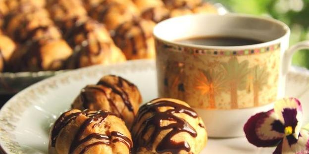 эклеры с кофейным кремом гроза