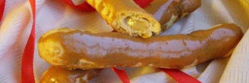 Эклеры с кофейным заварным кремом