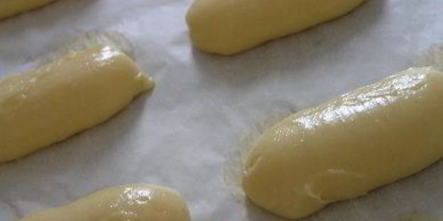 эклеры с мандариновым кремом