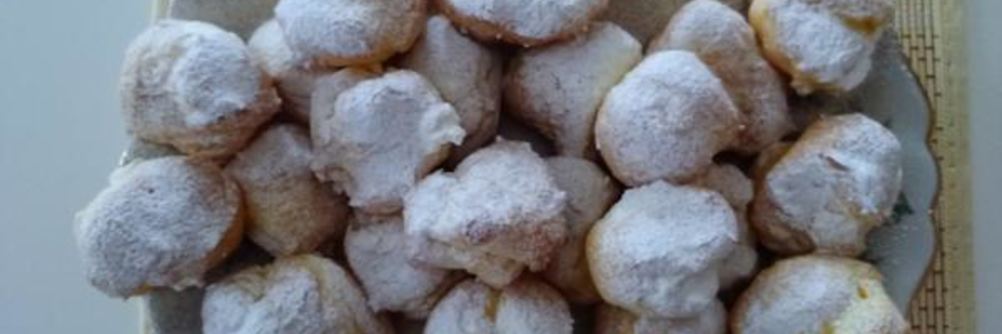 Эклеры со сливочным кремом