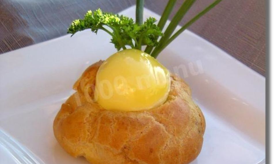 Рецепт эклеров закусочных к завтраку