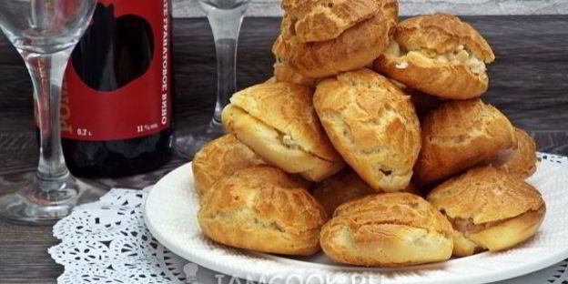 заварное тесто для профитролей